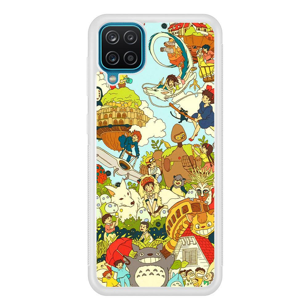 My Neighbor Totoro Family Playing Ground Samsung Galaxy A12 Case-Oxvistore