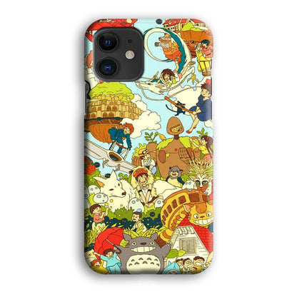 My Neighbor Totoro Family Playing Ground iPhone 12 Case-Oxvistore