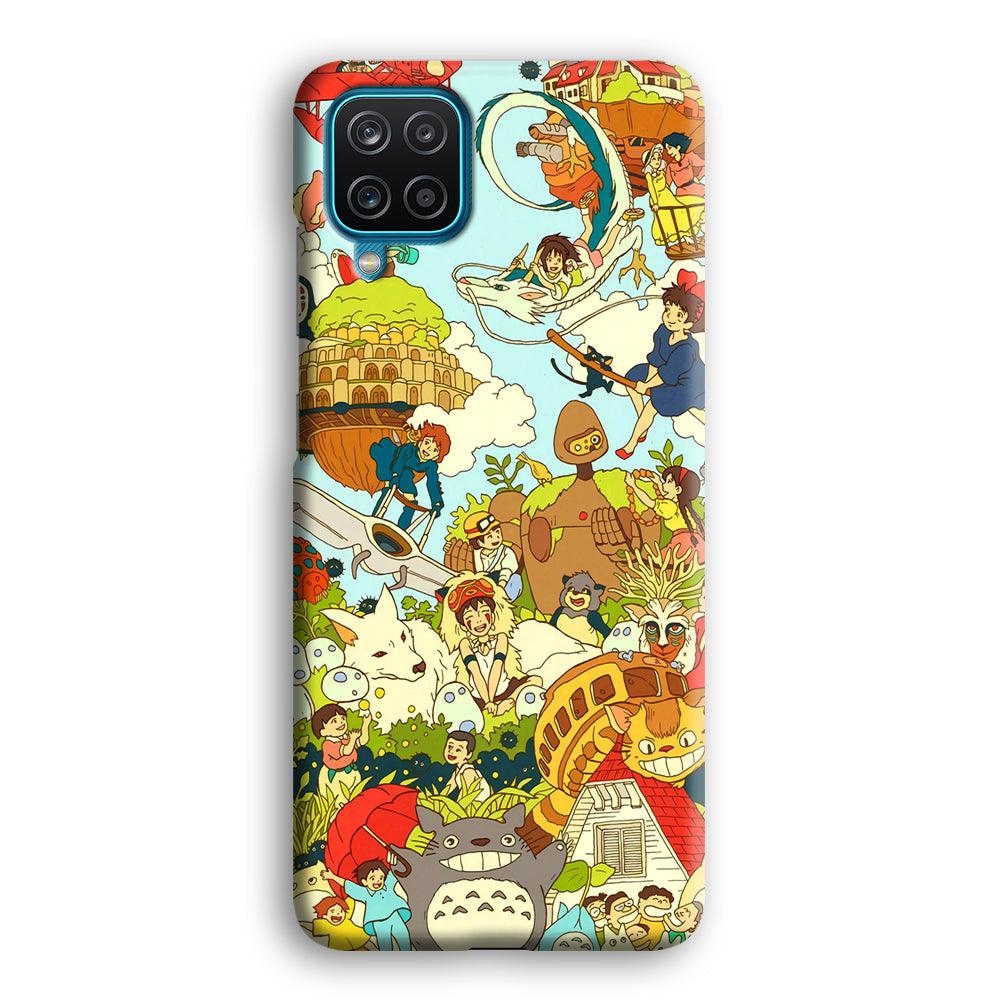 My Neighbor Totoro Family Playing Ground Samsung Galaxy A12 Case-Oxvistore