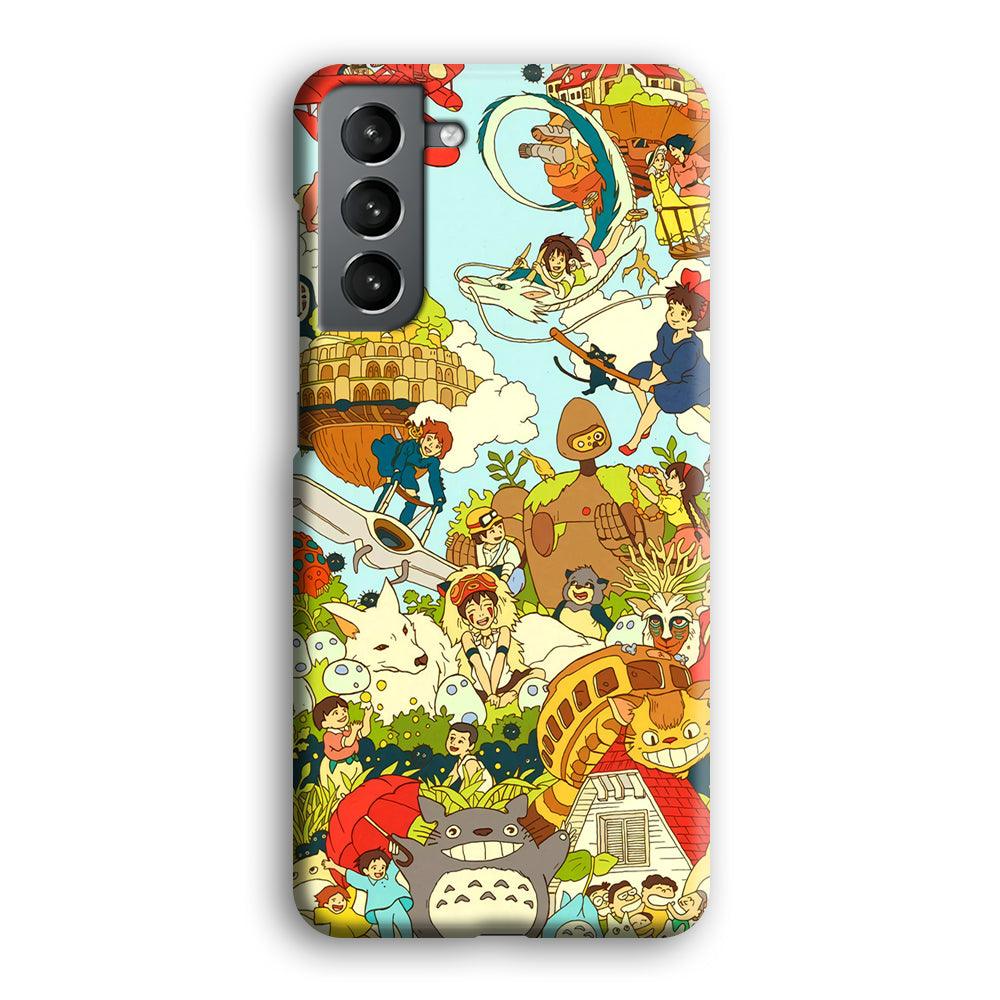 My Neighbor Totoro Family Playing Ground Samsung Galaxy S21 Plus Case-Oxvistore