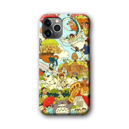 My Neighbor Totoro Family Playing Ground iPhone 11 Pro Case-Oxvistore