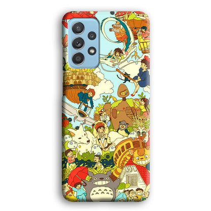 My Neighbor Totoro Family Playing Ground Samsung Galaxy A52 Case-Oxvistore