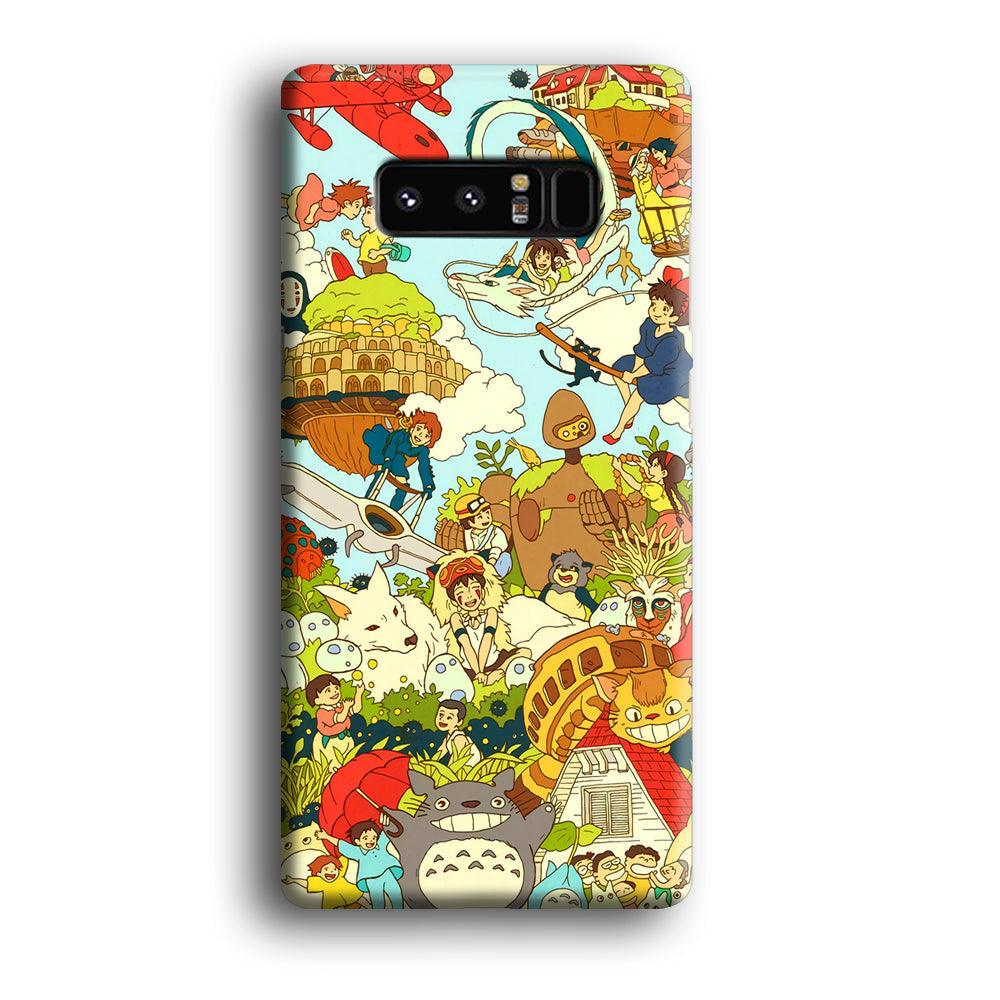 My Neighbor Totoro Family Playing Ground Samsung Galaxy Note 8 Case-Oxvistore