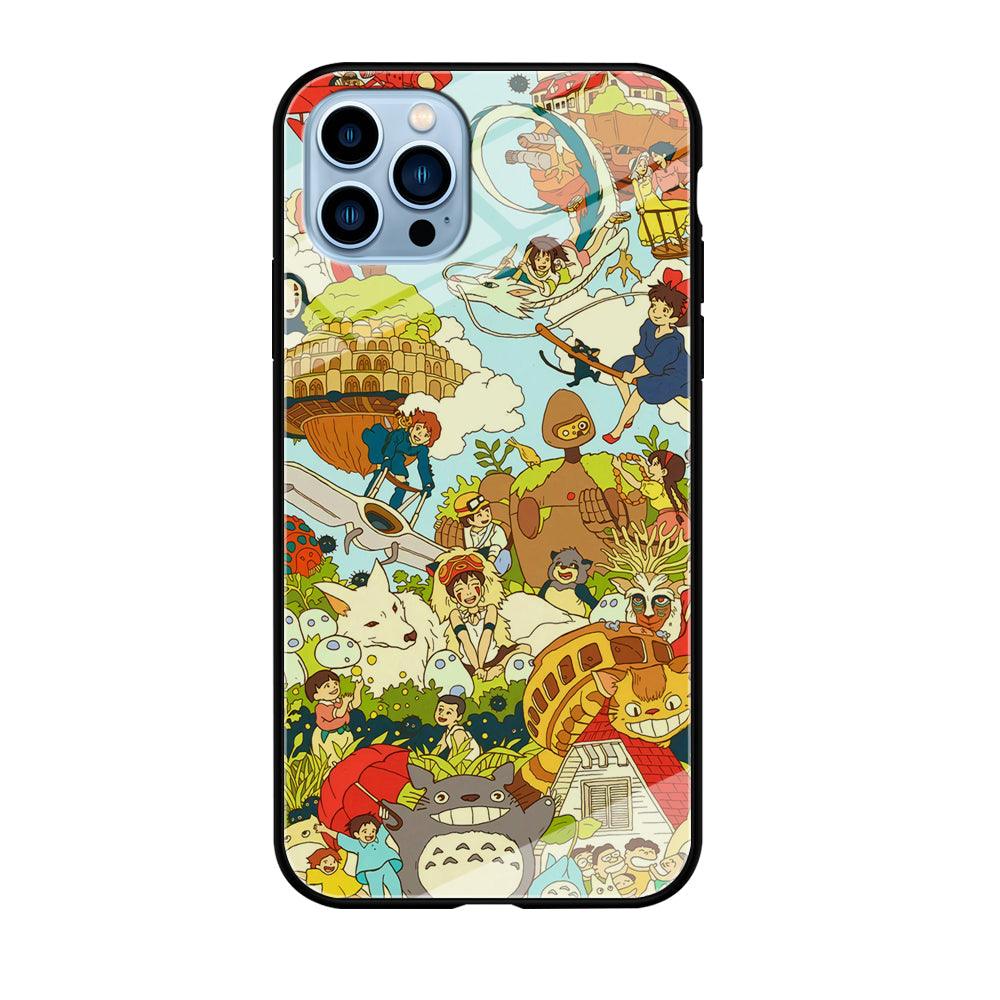 My Neighbor Totoro Family Playing Ground iPhone 12 Pro Max Case-Oxvistore