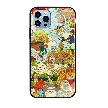 My Neighbor Totoro Family Playing Ground iPhone 12 Pro Max Case-Oxvistore