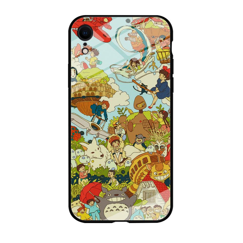 My Neighbor Totoro Family Playing Ground iPhone XR Case-Oxvistore