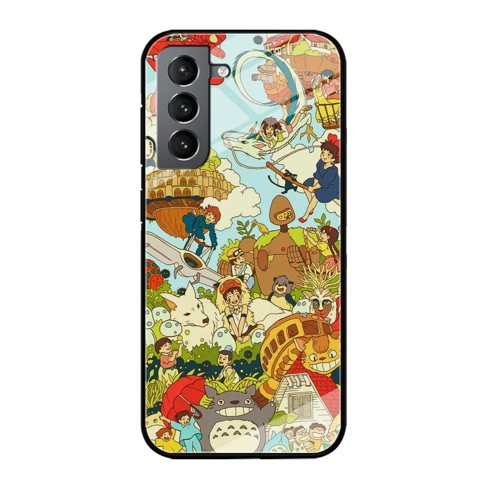 My Neighbor Totoro Family Playing Ground Samsung Galaxy S21 Case-Oxvistore