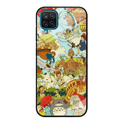 My Neighbor Totoro Family Playing Ground Samsung Galaxy A12 Case-Oxvistore