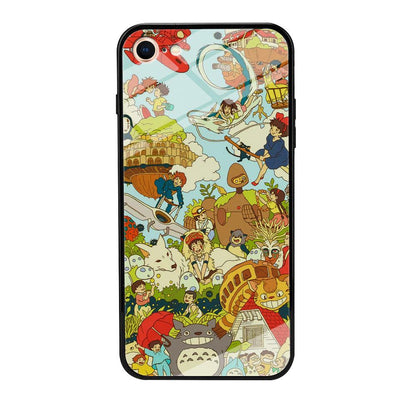 My Neighbor Totoro Family Playing Ground iPhone 8 Case-Oxvistore