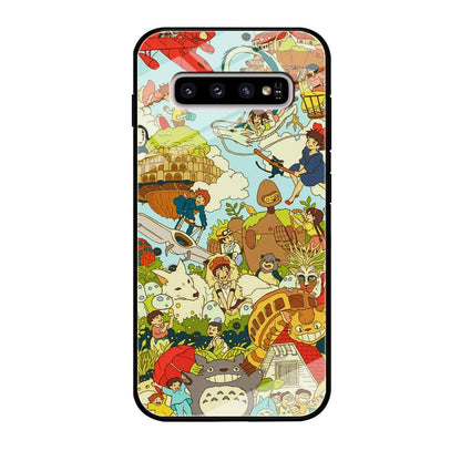 My Neighbor Totoro Family Playing Ground Samsung Galaxy S10 Plus Case-Oxvistore