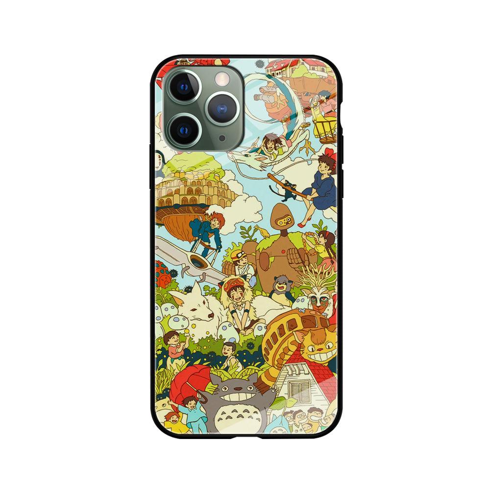 My Neighbor Totoro Family Playing Ground iPhone 11 Pro Case-Oxvistore