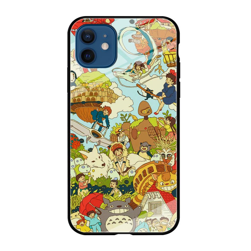 My Neighbor Totoro Family Playing Ground iPhone 12 Case-Oxvistore