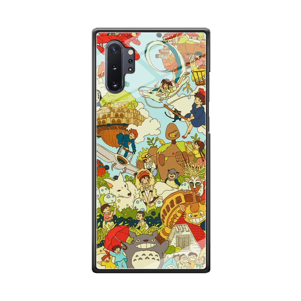 My Neighbor Totoro Family Playing Ground Samsung Galaxy Note 10 Plus Case-Oxvistore