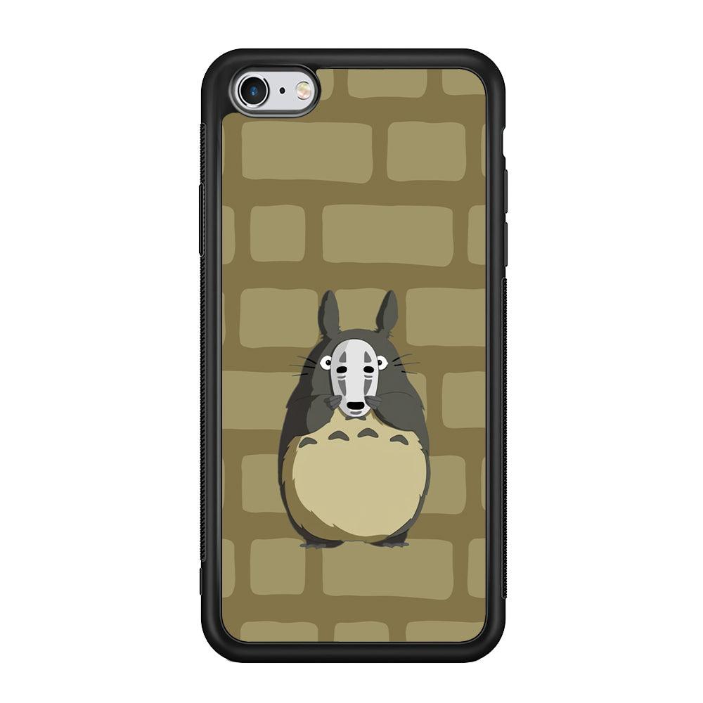 My Neighbor Totoro Iam not Here iPhone 6 Plus | 6s Plus Case-Rubber Black (2D Case)-Oxvistore