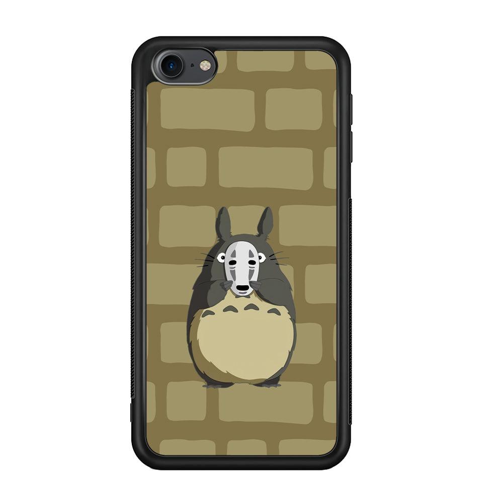 My Neighbor Totoro Iam not Here iPod Touch 6 Case-Rubber Black (2D Case)-Oxvistore