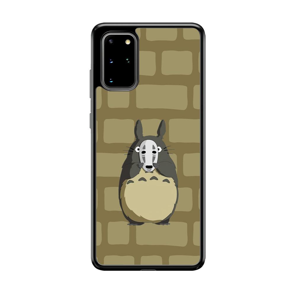 My Neighbor Totoro Iam not Here Samsung Galaxy S20 Plus Case-Rubber Black (2D Case)-Oxvistore