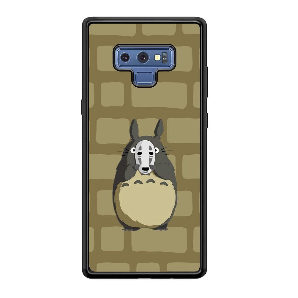 My Neighbor Totoro Iam not Here Samsung Galaxy Note 9 Case-Rubber Black (2D Case)-Oxvistore