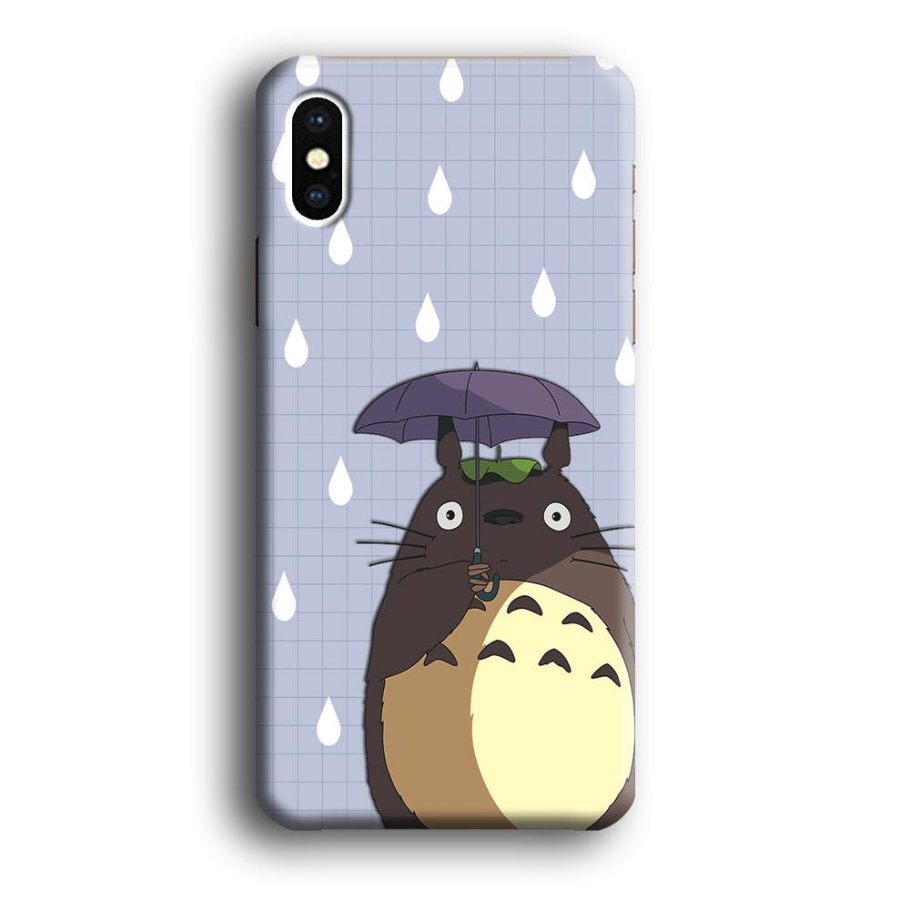 My Neighbor Totoro Ups It Rain iPhone X Case-Oxvistore