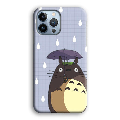 My Neighbor Totoro Ups It Rain iPhone 14 Pro Case-Oxvistore