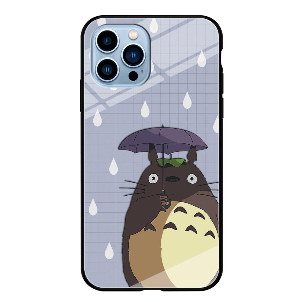 My Neighbor Totoro Ups It Rain iPhone 15 Pro Case-Oxvistore