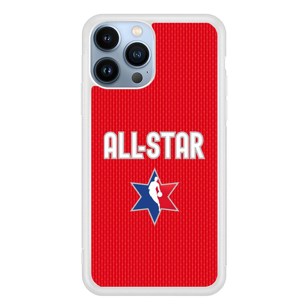 NBA All Star Red Star iPhone 14 Pro Max Case-Oxvistore