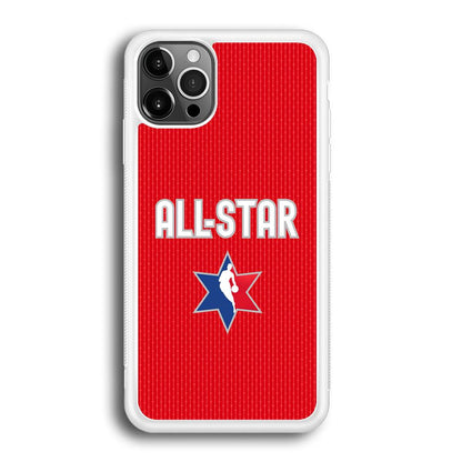 NBA All Star Red Star iPhone 12 Pro Case-Oxvistore