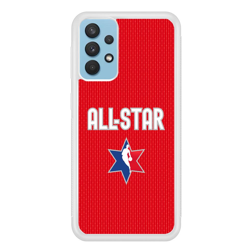 NBA All Star Red Star Samsung Galaxy A32 Case-Oxvistore