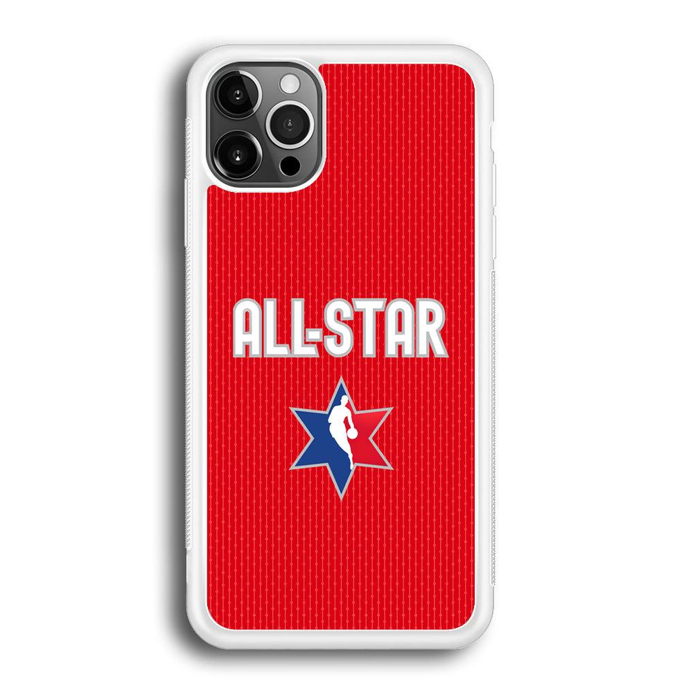 NBA All Star Red Star iPhone 12 Pro Max Case-Oxvistore