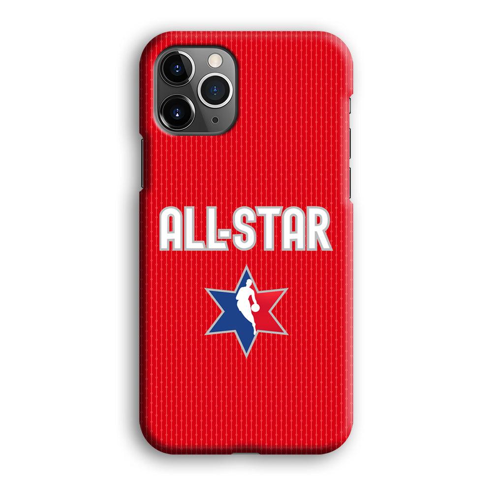 NBA All Star Red Star iPhone 12 Pro Case-Oxvistore