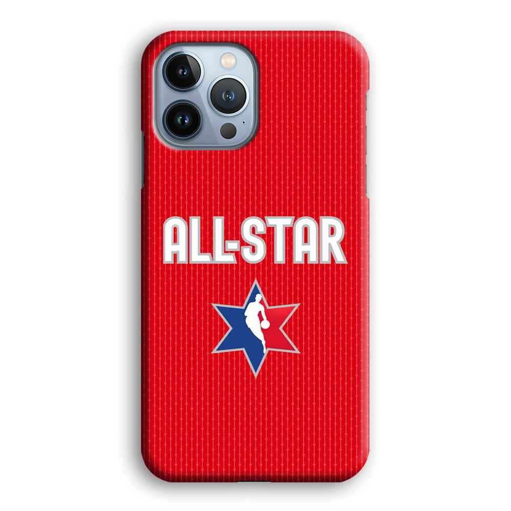 NBA All Star Red Star iPhone 15 Pro Case-Oxvistore