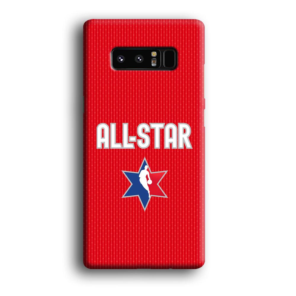 NBA All Star Red Star Samsung Galaxy Note 8 Case-Oxvistore