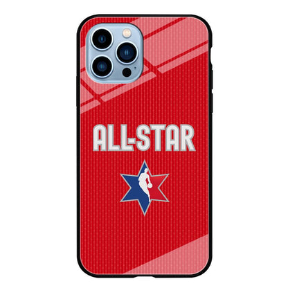 NBA All Star Red Star iPhone 14 Pro Max Case-Oxvistore