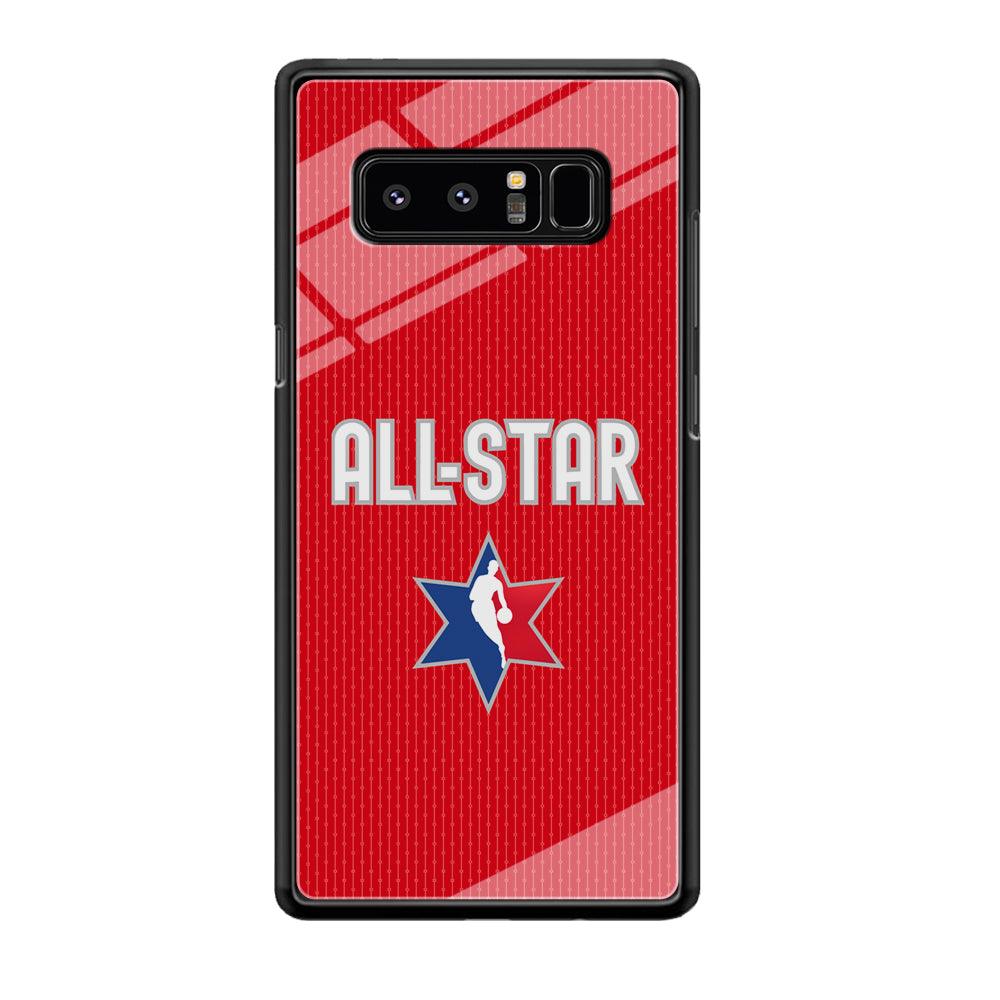 NBA All Star Red Star Samsung Galaxy Note 8 Case-Oxvistore