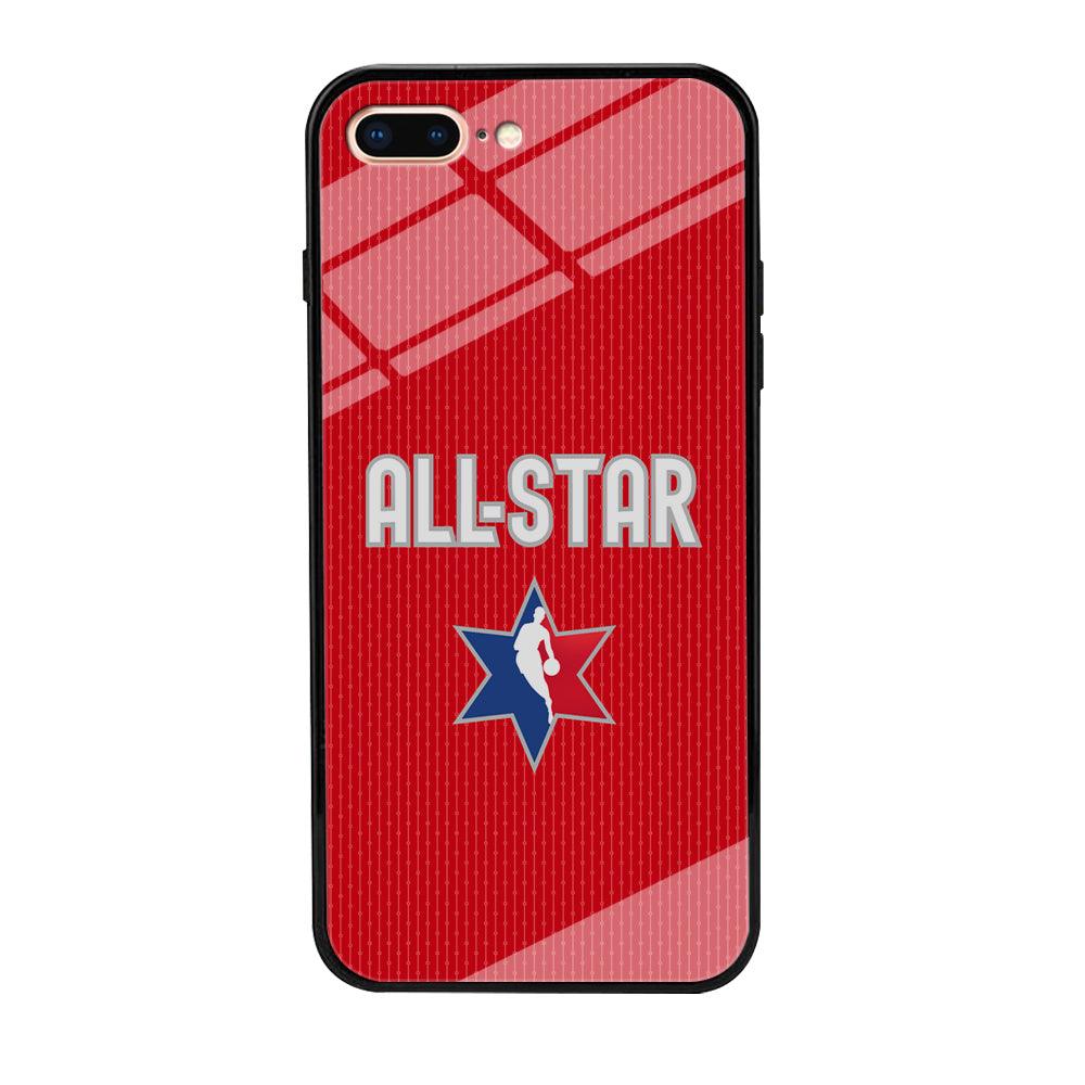 NBA All Star Red Star iPhone 8 Plus Case-Oxvistore