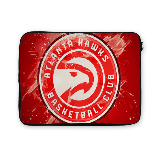 NBA Atlanta Hawks Pattern Laptop Sleeve Protective Cover