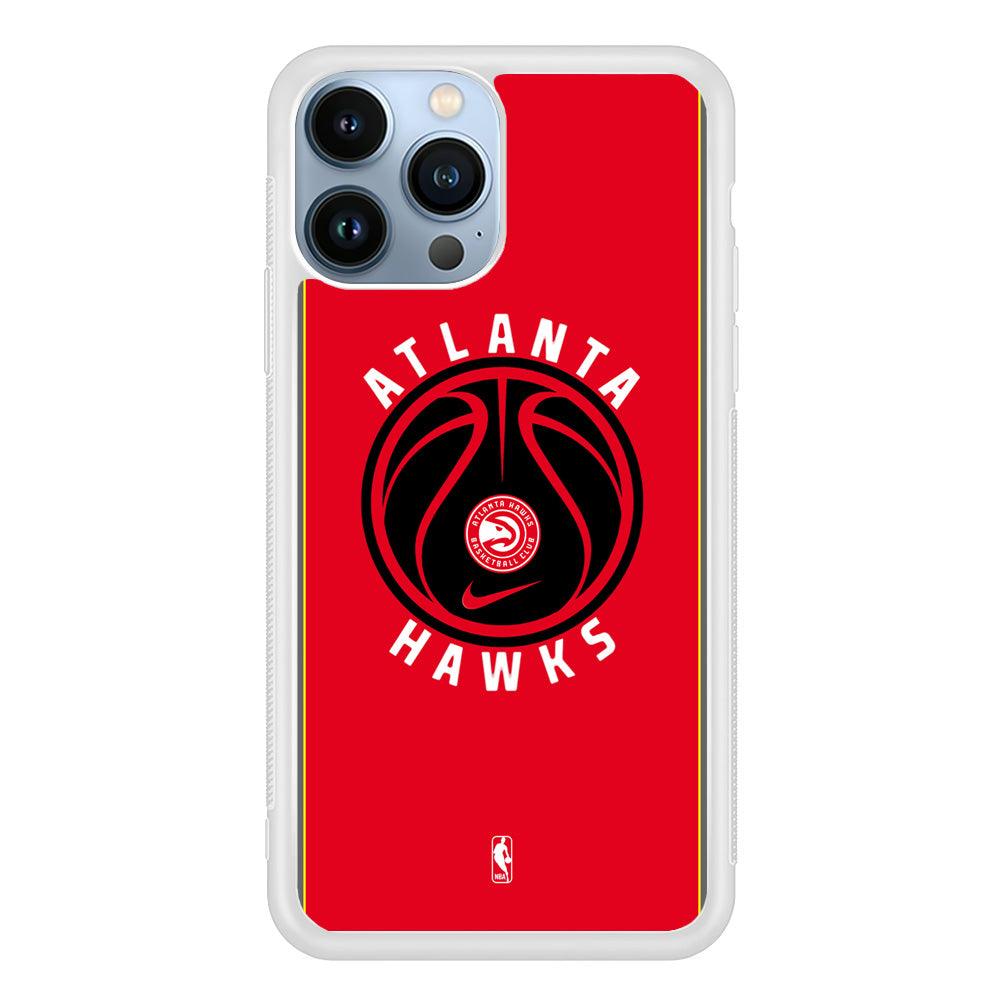 NBA Atlanta Hawks Simplicity iPhone 14 Pro Max Case-Oxvistore