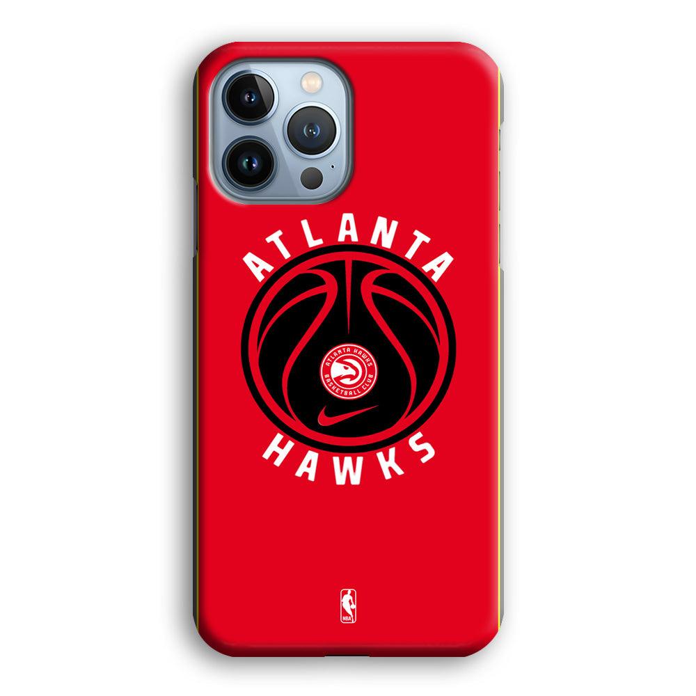 NBA Atlanta Hawks Simplicity iPhone 14 Pro Max Case-Oxvistore