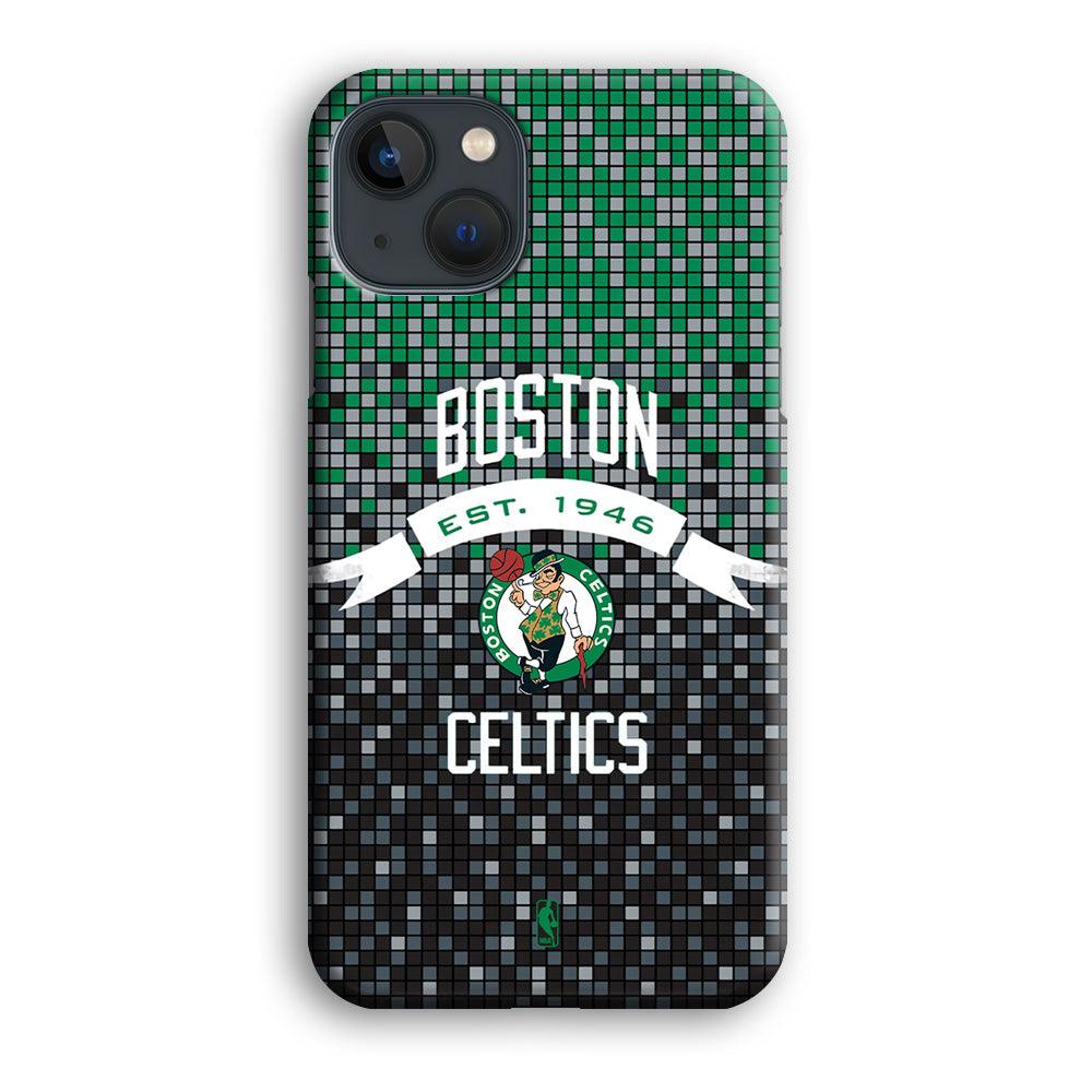 NBA Boston Celtics Colour Pixel iPhone 15 Plus Case-Oxvistore