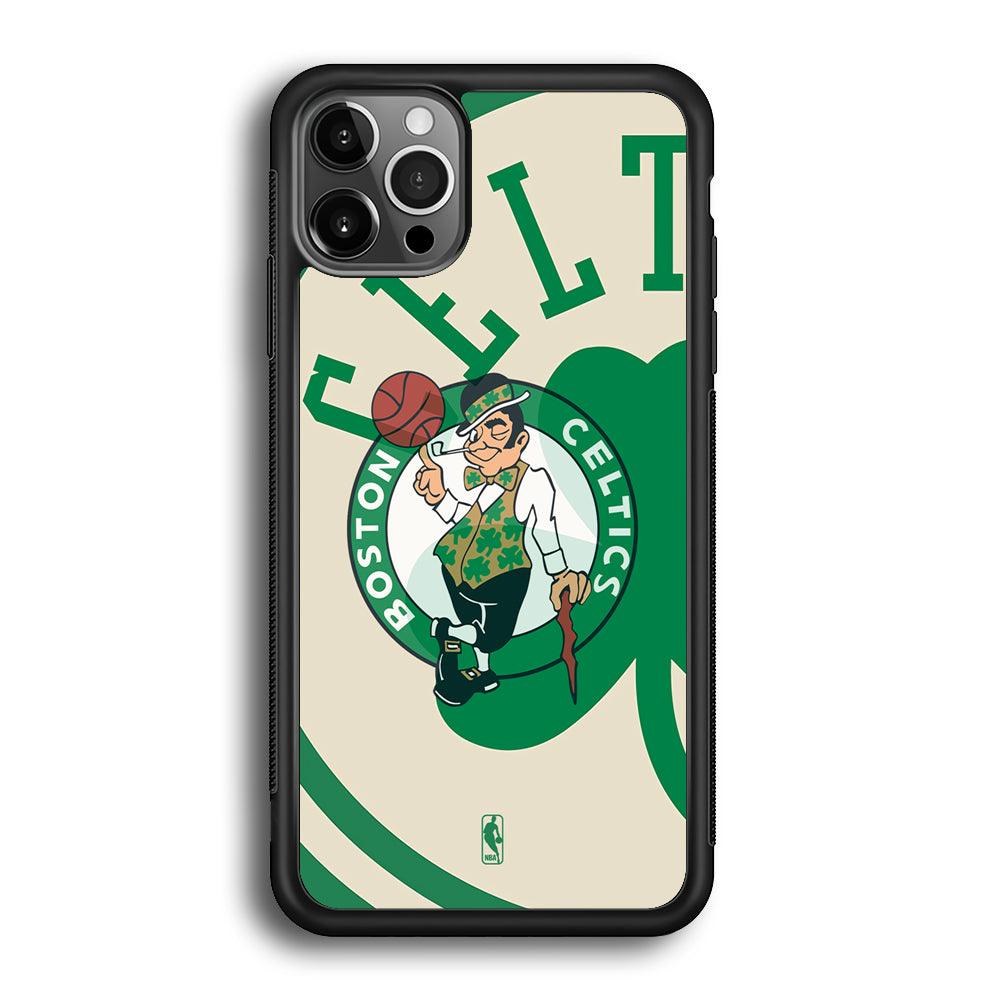 NBA Boston Celtics Part of Pride iPhone 12 Pro Case-Rubber White (2D Case)-Oxvistore