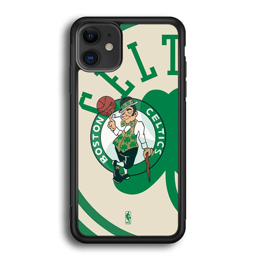 NBA Boston Celtics Part of Pride iPhone 11 Case-Rubber White (2D Case)-Oxvistore