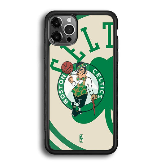 NBA Boston Celtics Part of Pride iPhone 12 Pro Max Case-Rubber White (2D Case)-Oxvistore