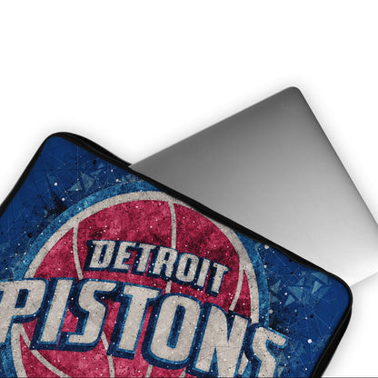 NBA Detroit Pistons Abstract Laptop Sleeve Protective Cover-Oxvistore