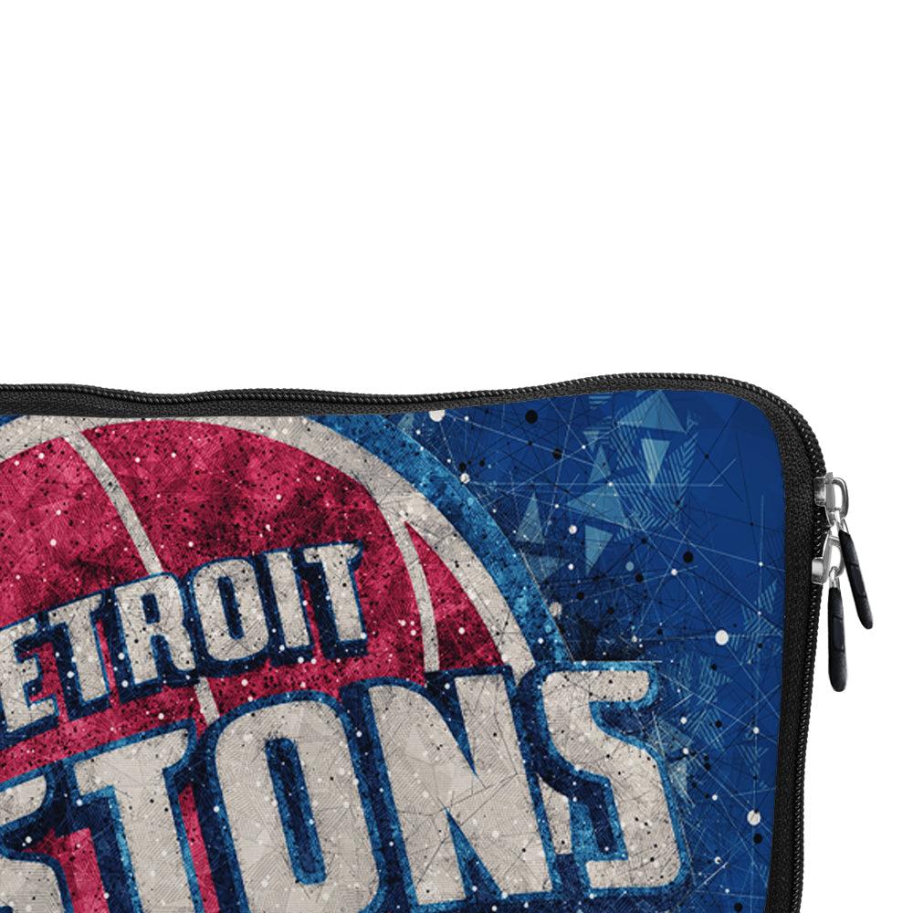 NBA Detroit Pistons Abstract Laptop Sleeve Protective Cover-Oxvistore