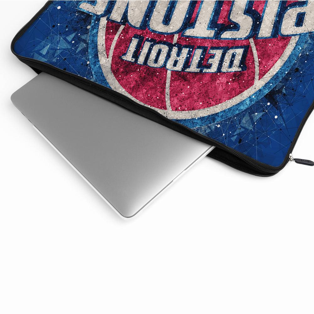 NBA Detroit Pistons Abstract Laptop Sleeve Protective Cover-Oxvistore