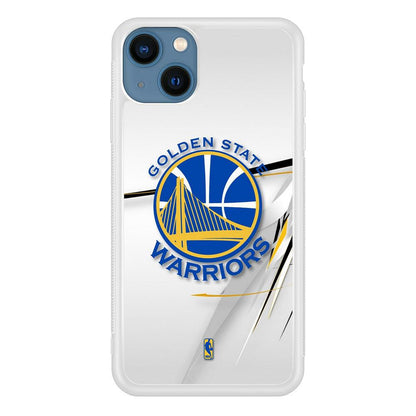 NBA Golden State Warriors Abstract Scratch iPhone 15 Plus Case-Oxvistore