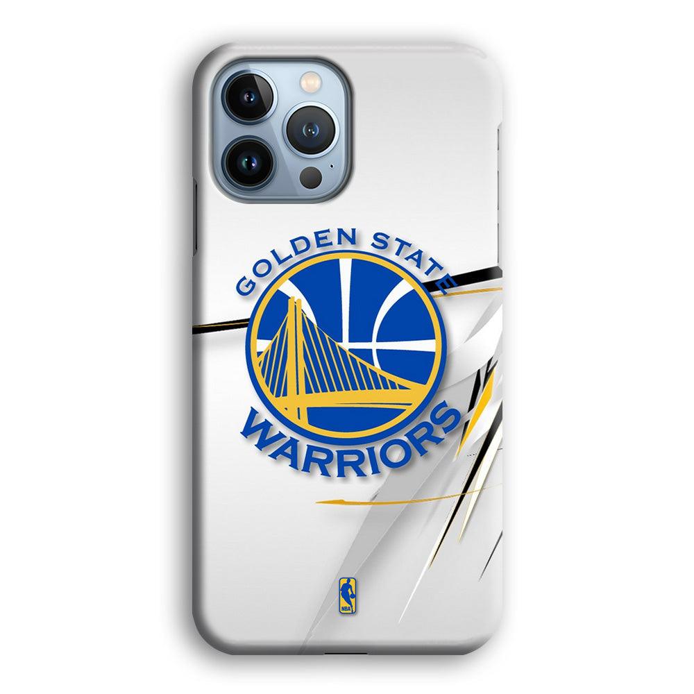 NBA Golden State Warriors Abstract Scratch iPhone 15 Pro Case-Oxvistore