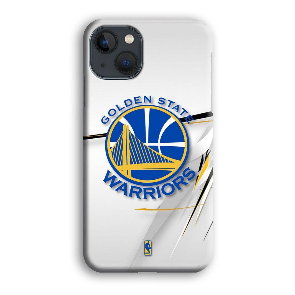 NBA Golden State Warriors Abstract Scratch iPhone 15 Plus Case-Oxvistore