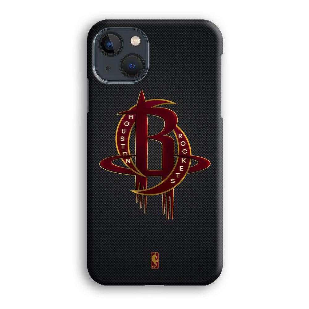 NBA Houston Rockets Gold Coil iPhone 15 Plus Case-Oxvistore