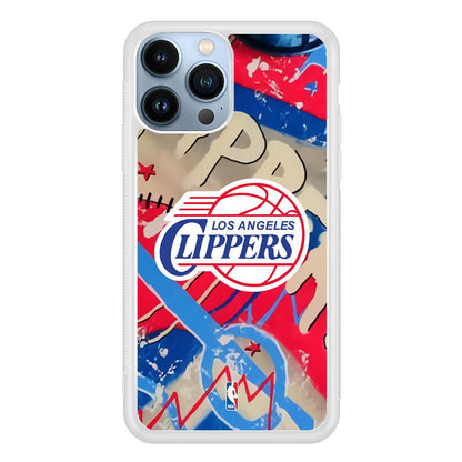 NBA Los Angeles Clippers Street Arts iPhone 14 Pro Max Case-Oxvistore