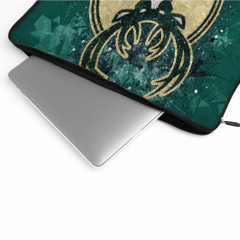 NBA Milwaukee Bucks Abstract Laptop Sleeve Protective Cover-Oxvistore
